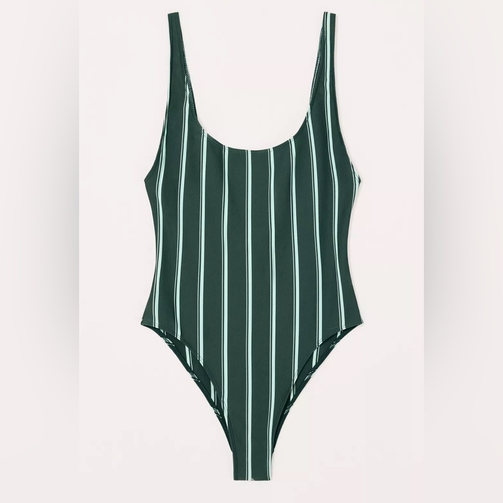 Zara One Piece Striped Bathing Suit Size Medium - Picture 1 of 7